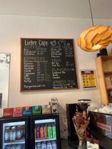 Liebre Cafe Menu
